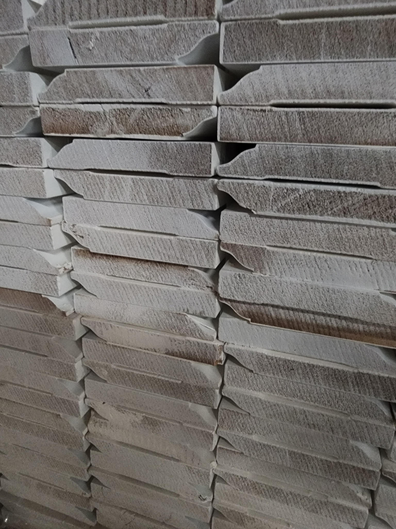 All wood baseboards and shoemold. Sold by the piece.