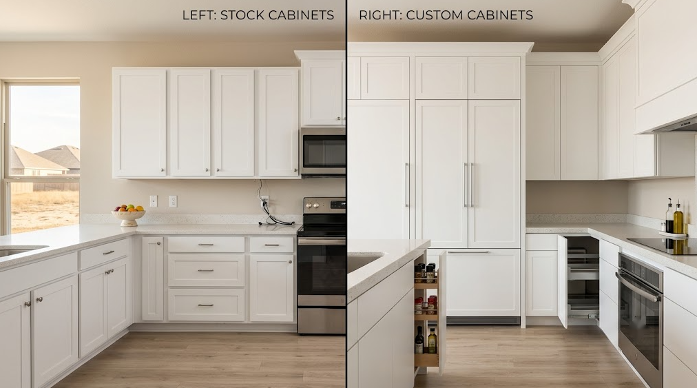 Custom Kitchen Cabinets vs Stock Cabinets